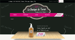 Desktop Screenshot of boutique-terroir.com